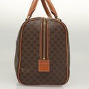 CELINE Macadam Canvas Hand Bag PVC Leather Brown Gold Auth yk18442V-3