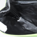 CELINE Shoulder Bag Leather Green Gold Auth yk18448-19