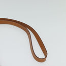 CELINE Macadam Canvas Hand Bag PVC Leather 2way Brown Gold Auth yk18454-14