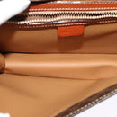 CELINE Macadam Canvas Hand Bag PVC Leather 2way Brown Gold Auth yk18454-12