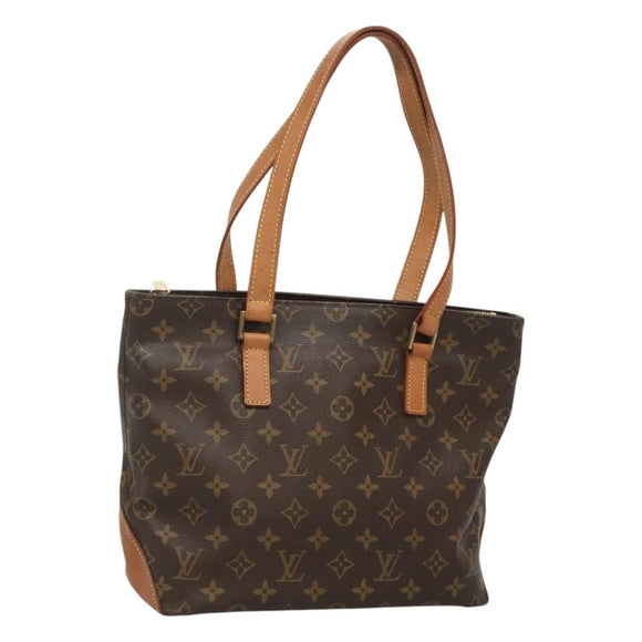 LOUIS VUITTON Monogram Cabas Piano Tote Bag M51148 LV Auth yk18459