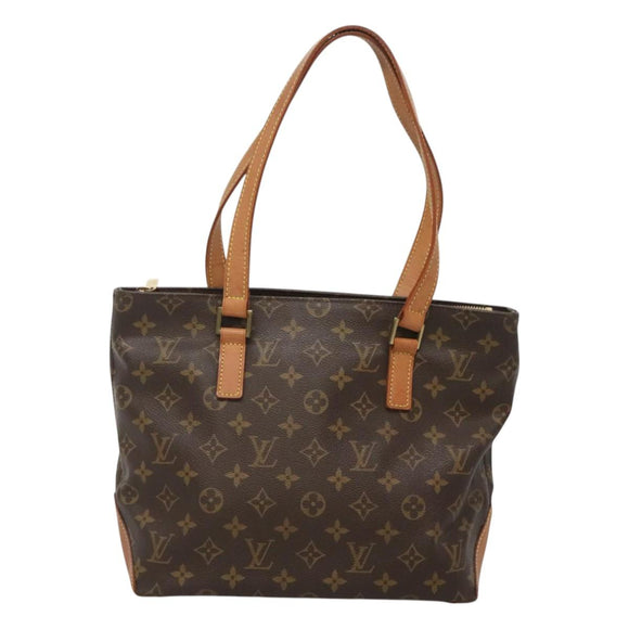 LOUIS VUITTON Monogram Cabas Piano Tote Bag M51148 LV Auth yk18459