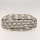 Miu Miu Shoulder Bag Leather 2way Gray Gold Auth yk18463-6