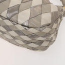 Miu Miu Shoulder Bag Leather 2way Gray Gold Auth yk18463-10