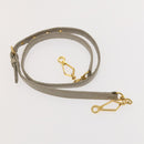 Miu Miu Shoulder Bag Leather 2way Gray Gold Auth yk18463-22