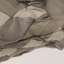 Miu Miu Shoulder Bag Leather 2way Gray Gold Auth yk18463-4