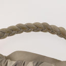 Miu Miu Shoulder Bag Leather 2way Gray Gold Auth yk18463-9