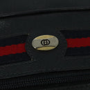 GUCCI GG Supreme Sherry Line Shoulder Bag PVC Navy Gold 001 56 6472 Auth yk18475-17