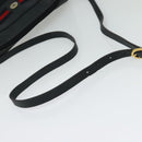 GUCCI GG Supreme Sherry Line Shoulder Bag PVC Navy Gold 001 56 6472 Auth yk18475-7