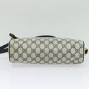 GUCCI GG Supreme Sherry Line Shoulder Bag PVC Navy Gold 001 56 6472 Auth yk18475-5