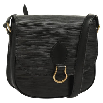 LOUIS VUITTON Epi Mini Saint Cloud Shoulder Bag Black M52212 LV Auth yk18480
