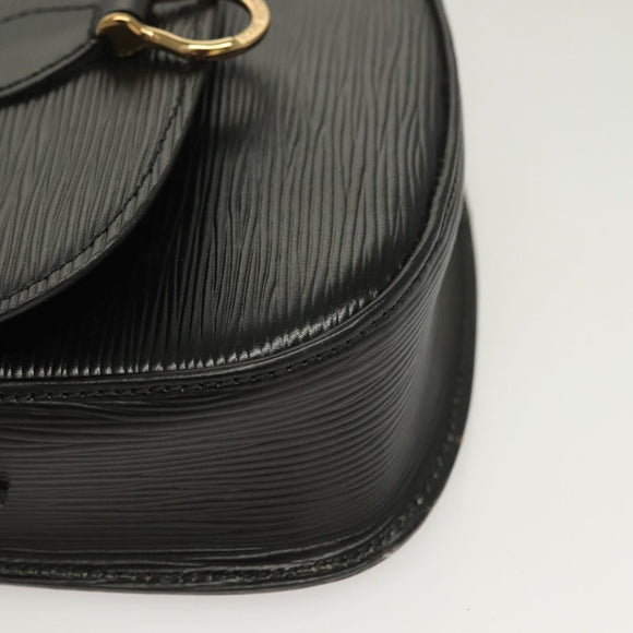 LOUIS VUITTON Epi Mini Saint Cloud Shoulder Bag Black M52212 LV Auth yk18480
