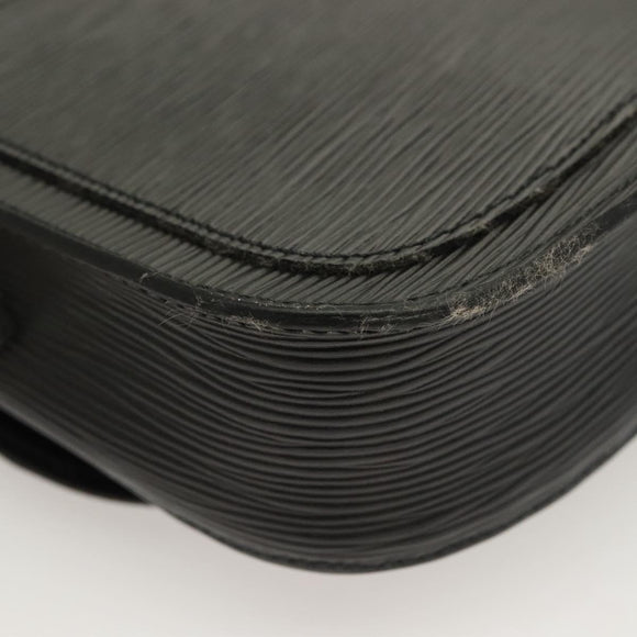 LOUIS VUITTON Epi Mini Saint Cloud Shoulder Bag Black M52212 LV Auth yk18480