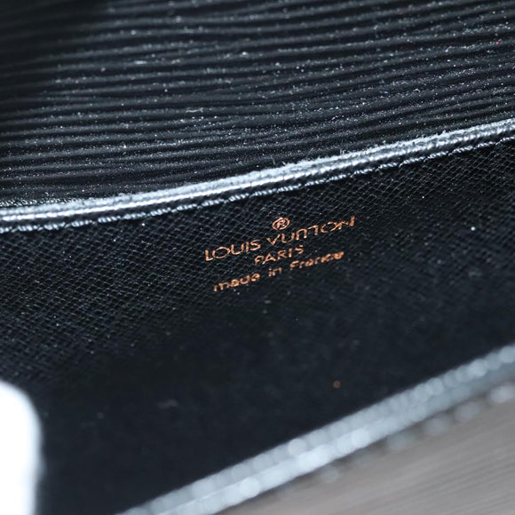 LOUIS VUITTON Epi Mini Saint Cloud Shoulder Bag Black M52212 LV Auth yk18480