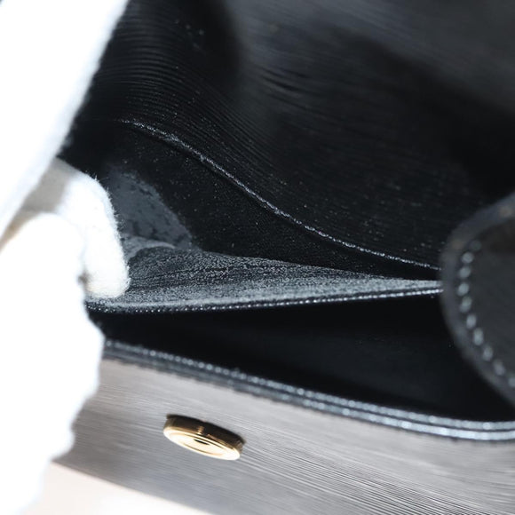 LOUIS VUITTON Epi Mini Saint Cloud Shoulder Bag Black M52212 LV Auth yk18480