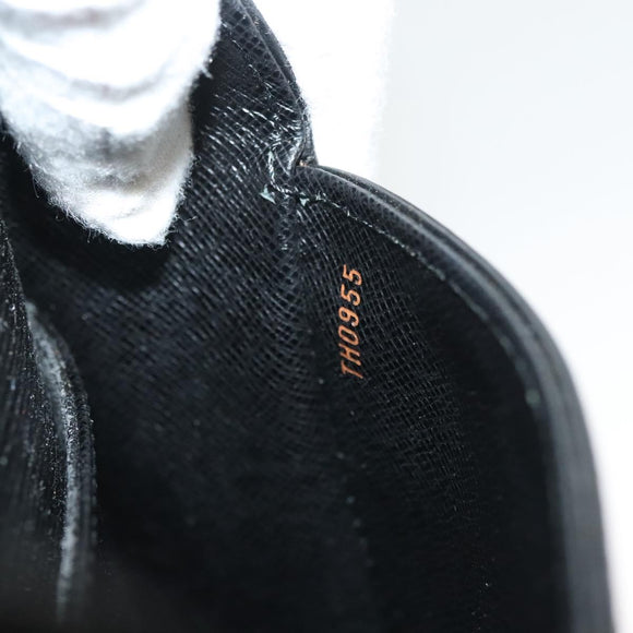 LOUIS VUITTON Epi Mini Saint Cloud Shoulder Bag Black M52212 LV Auth yk18480