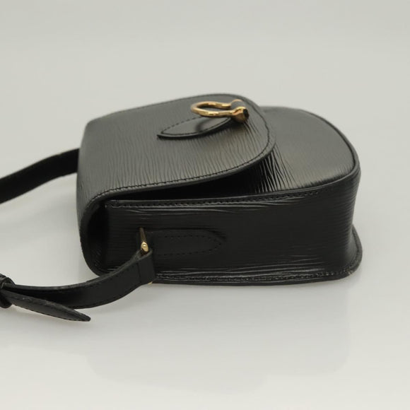 LOUIS VUITTON Epi Mini Saint Cloud Shoulder Bag Black M52212 LV Auth yk18480