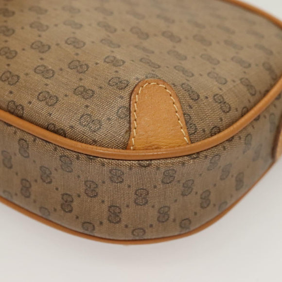 GUCCI GG Supreme Web Sherry Line Bag PVC Beige Gold 164 02 066 Auth yk18484