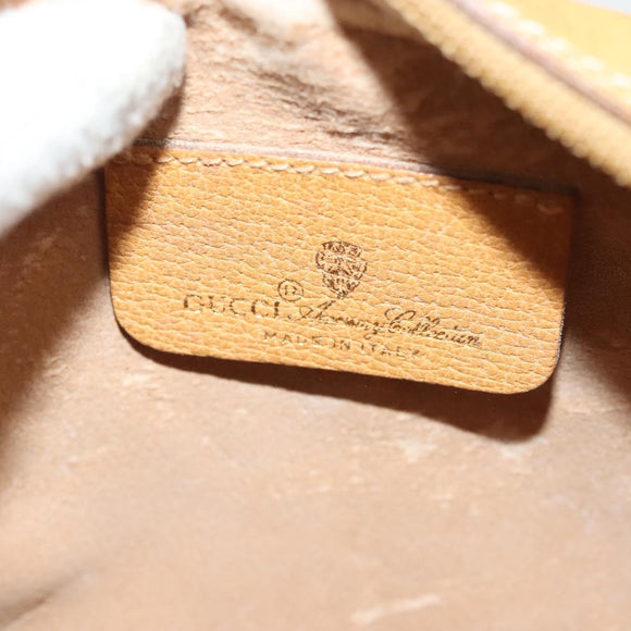 GUCCI GG Supreme Web Sherry Line Bag PVC Beige Gold 164 02 066 Auth yk18484