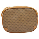 GUCCI GG Supreme Web Sherry Line Bag PVC Beige Gold 164 02 066 Auth yk18484-3