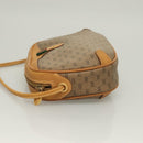 GUCCI GG Supreme Web Sherry Line Bag PVC Beige Gold 164 02 066 Auth yk18484-5