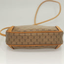 GUCCI GG Supreme Web Sherry Line Bag PVC Beige Gold 164 02 066 Auth yk18484-5