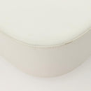 Salvatore Ferragamo Shoulder Bag Leather White Silver Auth yk18499-15