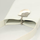 Salvatore Ferragamo Shoulder Bag Leather White Silver Auth yk18499-6