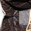 FENDI Zucca Canvas Tote Bag Black Brown Auth yk18506-18