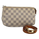 LOUIS VUITTON Damier Azur Pochette Accessoires Pouch N51986 LV Auth yk18508-1