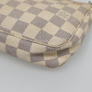 LOUIS VUITTON Damier Azur Pochette Accessoires Pouch N51986 LV Auth yk18508-15