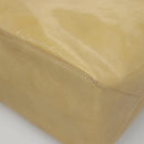 LOUIS VUITTON Monogram Vernis Reade MM Hand Bag Beige M91141 LV Auth yk18515-15