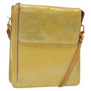 LOUIS VUITTON Monogram Vernis Motto Accessory Pouch Gris M91030 LV Auth yk18527-1