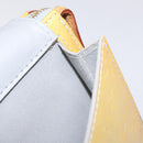 LOUIS VUITTON Monogram Vernis Motto Accessory Pouch Gris M91030 LV Auth yk18527-12