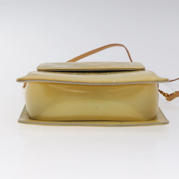 LOUIS VUITTON Monogram Vernis Motto Accessory Pouch Gris M91030 LV Auth yk18527