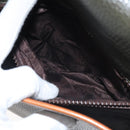 CELINE Shoulder Bag Leather Khaki Gold Auth yk18543-20