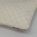 GUCCI GG Supreme Sherry Line Shoulder Bag PVC White Gold 152608 Auth yk18549-15