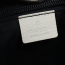 GUCCI GG Supreme Sherry Line Shoulder Bag PVC White Gold 152608 Auth yk18549-18