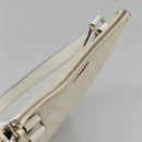 GUCCI GG Supreme Sherry Line Shoulder Bag PVC White Gold 152608 Auth yk18549-6