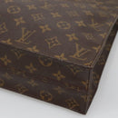 LOUIS VUITTON Monogram Sac Plat Hand Bag M51140 LV Auth yk18556-15