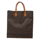 LOUIS VUITTON Monogram Sac Plat Hand Bag M51140 LV Auth yk18556-13