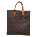 LOUIS VUITTON Monogram Sac Plat Hand Bag M51140 LV Auth yk18556-2