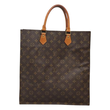 LOUIS VUITTON Monogram Sac Plat Hand Bag M51140 LV Auth yk18556 - 0