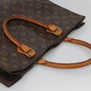 LOUIS VUITTON Monogram Sac Plat Hand Bag M51140 LV Auth yk18556-6