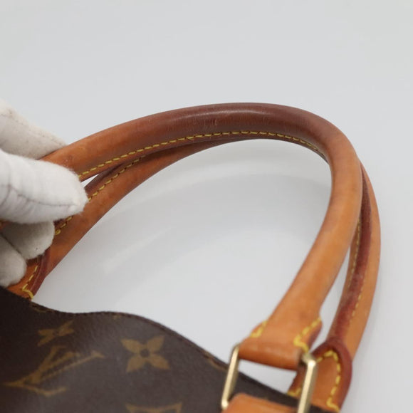 LOUIS VUITTON Monogram Sac Plat Hand Bag M51140 LV Auth yk18556