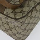 GUCCI GG Supreme Web Sherry Line Bag PVC 2way Beige Gold 40 02 015 Auth yk18574-13