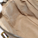GUCCI GG Supreme Web Sherry Line Bag PVC 2way Beige Gold 40 02 015 Auth yk18574-17