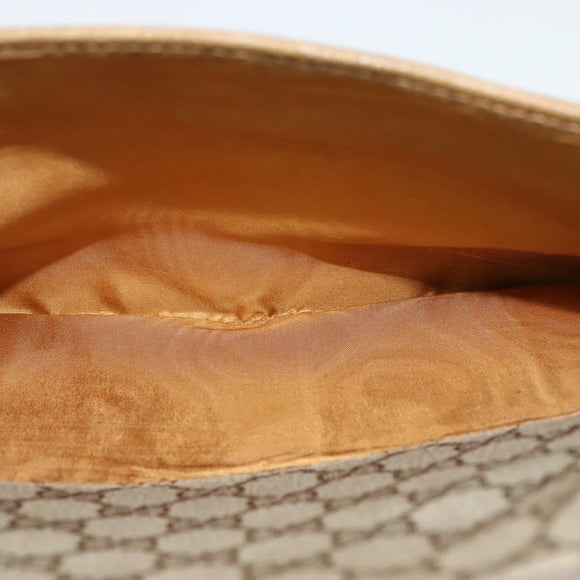 GUCCI GG Supreme Web Sherry Line Bag PVC 2way Beige Gold 40 02 015 Auth yk18574