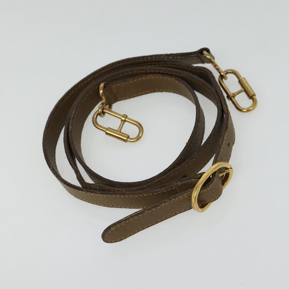 GUCCI GG Supreme Web Sherry Line Bag PVC 2way Beige Gold 40 02 015 Auth yk18574