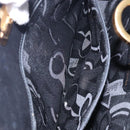 Salvatore Ferragamo Gancini Chain Shoulder Bag Leather Black Gold Auth yk18587-19